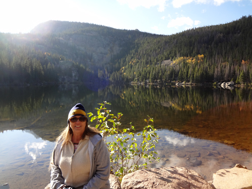 Karen Duquette at Bear Lake